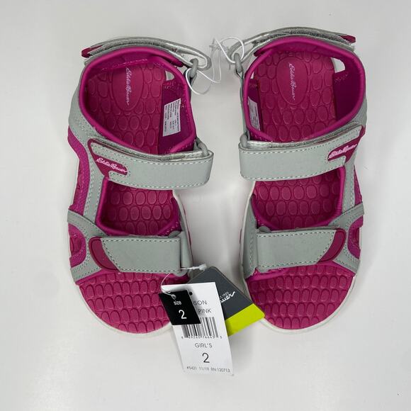 Eddie Bauer Madison Adjustable Sandals - Girls Size 2 - Picture 1 of 4